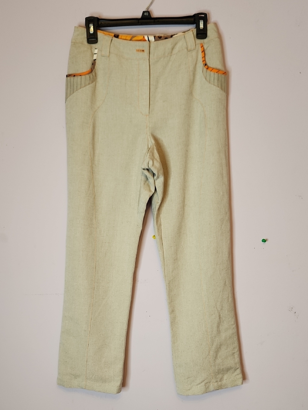 HARVE BENARD Linen Blend Pants, size 6